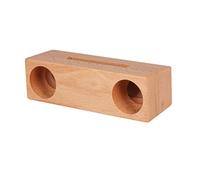 NUOBESTY Support de Téléphone avec Amplificateur Sonore Passif Support de Bureau Ergonomique pour et Musique Hêtre
