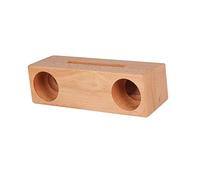 NUOBESTY Support de Téléphone avec Amplificateur Sonore Support Ergonomique Portable de Hêtre pour Téléphones Mobiles pour Regarder des et Naviguer sur