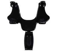 NUOBESTY Support de Téléphone pour Rétroviseur de Holder pour Navigation Enregistrement Installation Facile Clip Design Compact Pratique pour Smartphones Noire