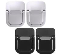 NUOBESTY Support Invisible Support pour Tablette et Téléphone pour Ordinateur Portable 4 Pièces en Alliage de Zinc Pliable, Réglable, Design Fin, Bureau et Déplacements, pour Écrivains