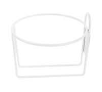 NUOBESTY Support Mural Polyvalent en Fer Forgé Blanc pour Distributeur de Savonnette Liquide et Porte-Gobelets Anti-Corrosion Compact Salle de Bain la Cuisine Bateau et Voiture