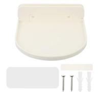 NUOBESTY Support Mural pour Haut-Parleur Audio Blanc Fixation Murale Stable Compatible avec Systèmes WiFi et Hub Réseau Kit 1 Pièce Montage Simple pour Installation Peu Encombrante