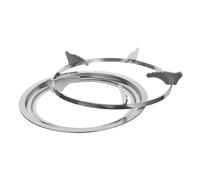 NUOBESTY Support Pour Cuisinière à Gaz Avec Lèchefrite Pour Brûleur à Gaz Fer Pour Wok Compatible Avec Nombreuses Plaques De Cuisson