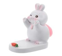 NUOBESTY Support Téléphone Portable Lapin Mignon Multifonction pour Bureau et Caravane Support Smartphone Décoratif Paresseux Mains Accessoire Polyvalent pour Maison et Bureau