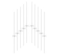 NUOBESTY Support Transparent pour Plantes avec Tuteurs et Clips Kit Tuteurs Ø Pinces pour Orchidées Fleurs Grimpantes et Intérieur Cadre de Fixation Résistant pour Croissance Saine et