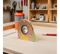 NUOBESTY Supports de Roulement en Fer pour Serrage Kit 2 Pièces Palier à Rouleaux Coulissants Cornière de Fixation Robuste Accessoire de Quincaillerie Agricole pour Système de