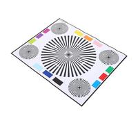 NUOBESTY Tableau de Test Objectifs de Caméra Mire Étalonnage de Mise Point pour Surveillance Outil de Calibration Professionnel pour Installation et Maintenance Rapide