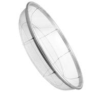 NUOBESTY Tamis de Jardin Rond 43 Cm Maille 2,5 Mm en Fil Métallique pour Tamisage Terre, Pierres et Sable, Outil de Jardinage Pratique pour Filtrer Sol et Plantations, Bac à Tamiser