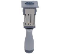 NUOBESTY Tampon Dateur à Rouleau Portable en Polypropylène et Métal Mini Tampon Manuel pour Documents et Étiquettes Impression Précise de Date Outil de Marquage Léger pour Bureau et