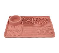 NUOBESTY Tapis à Lécher pour Chiens Antidérapant avec Ventouse Coussin Alimentation pour Ralentir la Prise de Nourriture Facile à Nettoyer et Réutilisable