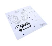 NUOBESTY Tapis Photo pour Garçon Fille avec Design et Chiffres Accessoire de Photographie Mensuelle pour Banquet des Jours et Souvenirs Uniques