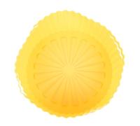 NUOBESTY Tapis Silicone Réutilisable pour Friteuse Air Coussin de Cuisson Antiadérent Doublure Silicone pour Air Fryer Moule Compatible Accessoire Pratique pour Cuisson Viandes et Légumes