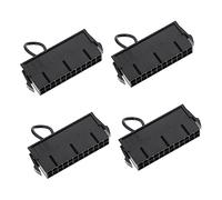 NUOBESTY Testeur d'alimentation 24 Broches pour Pc Démarreur ATX Pratique Outil de Pont Compatible Machines Minières et Systèmes de Refroidissement Accessoire Fiable Couleur Noir