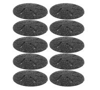 NUOBESTY Têtes de Meulage Rondes en Abs, Lot de 20 Pièces pour Râpe à Pied Électrique, Disques Abrasifs Polyvalents, Usage à Domicile Bureau pour Soin des Pieds