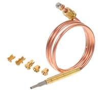 NUOBESTY Thermocouple 600 MM pour Cuisinière et Barbecue de Remplacement en Acier Inoxydable Capteur de Température Précis pour Gril et Chauffage
