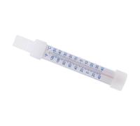NUOBESTY Thermomètre Basse Température Blanc Surveillance Précise et Étanche, en Acier Inoxydable et Verre, pour Réfrigérateur et Chambre Froide