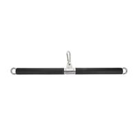 NUOBESTY Tige de Traction Droite avec Bague de Palier Courte en Acier Inoxydable pour Musculation Triceps et Épaules, Facile à Retirer, pour Gym et Maison