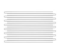 NUOBESTY Tiges Acryliques Transparentes 15 Pièces 30,48 X 1,2 Cm Bâtonnets pour Cake Pops et Agitateurs à Cocktail Matériel pour Loisirs Créatifs Résistants la Chaleur Surface