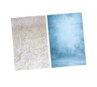 NUOBESTY Toile De Fond pour Photographie Vinyle Abstrait 150 x 210 Cm pour Studio Intérieur Extérieur Bleu Unisexe Professionnel