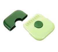 NUOBESTY Tondeuse à Cheveux Manuelle Coupe-Bordures à Bout Fendu en Plastique Vert Avocat Peigne Tondeuse Portable pour Femmes et Filles Élimination Pointes Fourchues Soin Capillaire