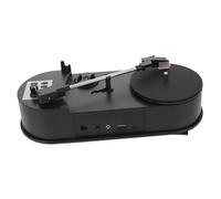 NUOBESTY Tourne-Disques Vintage pour Vinyle Phonographe Haut-Parleur Platine Vinyle avec Enregistrement USB Lecteur De Disque Rétro Phonographe Lecteur De Musique Rétro Abs