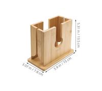 NUOBESTY Trancheuse Bois 15X135X78 CM Porte-Trancheuse à Bagels Manuel Outil de Découpe Polyvalent Bagels et Muffins Anglais - Ustensile Cuisine Pratique