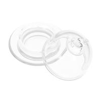 NUOBESTY Transparent Calligraphy Ink Tray with Dome Lid Multifunctional Glass Paint Mixing Dish for Sumi Practice Ink Monitoring and Freshness Preservation