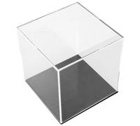 NUOBESTY Transparent Cube D’Affichage de Baseball Base Stable, en Acrylique | Prévention des Rayures, Design Épuré et Minimaliste, pour Balles Souvenirs, Usage Maison ou Musée
