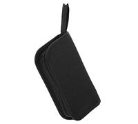 NUOBESTY Trousse de Rangement pour Accessoires Guitare en Tissu Oxford Résistant à l'usure et Étanche, Kit à Outils Zippé pour Réparation et Protection D'instruments de Musique, Format