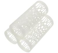 NUOBESTY Tunnel Cylindrique Ajouré Blanc pour Aquarium avec Fonction Trois-en-Un, Compatible avec Petits Poissons et Crevettes, Design Creux en Pla pour Habitat