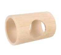 NUOBESTY Tunnel en Bambou pour Hamster Jouet Cachette, Tube Naturel Multifonction, Grosse Taille, pour Cage Hamster Et Petits Rongeurs, Accessoire Ludique pour Petits Animaux