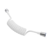 NUOBESTY Tuyau de Douchette à Ressort Blanc pour Camping-Car Flexible Télescopique 15 M Accessoire de Portable pour Caravane Économie d'Eau et Nettoyage Facile en Voyage