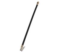 NUOBESTY Tuyau de Pompe à Air Noir 1 Pièce avec Embout et Tige de Gonflage Rallonge Compatible Compresseur d'Air Voiture Accessoire pour Gonflage Pneus Vélo et Objets Gonflables