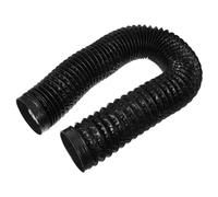 NUOBESTY Tuyau Flexible Aluminium Noir pour Ventilation Sèche-linge Conduit Gainé pour Chauffage Climatisation et Évacuation Air Installation Facile et Ajustable