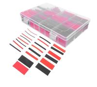 NUOBESTY Tuyau Thermorétractable Kit Isolation Électrique avec Boîte pour Câbles Protection pour Systèmes Électriques Automobiles et Marins