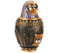 NUOBESTY Urne Funéraire pour Animaux de Compagnie, Urne pour Cendres de Chat, en Résine, Style Égypte, pour Conserver Les Cendres D’Animaux, Souvenir pour Amoureux des Animaux
