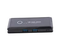 NUOBESTY USB Sélecteur Automatique Ports Partage Périphériques Ordinateurs Imprimante Scanner Durable