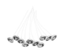 NUOBESTY Valve Mâle pour Aérosol, Lot de 10 Pièces en Fer et PP