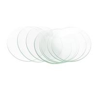 NUOBESTY Verres de Montre pour Laboratoire en Verre Robuste, Lot de 10, Utilisation Recommandée pour Écoles et Recherches Scientifiques