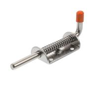 NUOBESTY Verrou de Porte en Acier Inoxydable Mécanisme à Ressort, pour Portails et Clôtures Extérieures