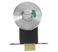 NUOBESTY Verrou Indicateur de Porte de Toilette en Acier Inoxydable Brossé Loquet de Porte sans Clé pour Cloisons Sanitaires Serrure Commerciale pour Salle de Bain Publique Installation