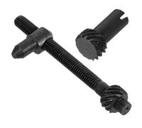 NUOBESTY Vis de Réglage de Tronçonneuse en Métal 2 Pièces pour Tendeur de Chaîne 4500 5200 5800 Outils de Jardinage Extérieur Pièces de Rechange Résistantes et Anticorrosion