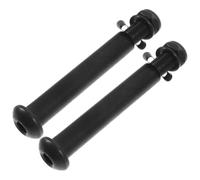 NUOBESTY Vis Robustes de Remplacement pour Vélo Elliptique en Acier Roulé Noir, Fixation Sécurisée Multifonctionnelle, Pack de 2 Pièces pour Réparation et Stabilité