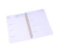NUOBESTY Weekly Notebook Compact Student Planner Portable Daily And Monthly Organizer With To-do List Sections For Office School Travel