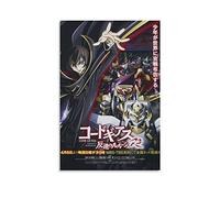 nuochen Code Geass Lelouch of The Rebellion R2 Poster sur toile avec dessin animé japonais 30 x 45 cm