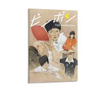 nuochen Poster de dessin animé japonais Ping Pong The Animation pour chambre - Impression artistique murale - Peinture murale - Décoration familiale - 30 x 45 cm