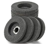 NuoDunco Lot de 10 disques lamelles en fibre de nylon 4 pouces Grain 600 pour meuleuse d'angle, tampon r curer, d capant et antirouille