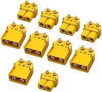 Nuofany 5 Paires de connecteurs mâles Femelles Amass XT60 XT60PW pour Batterie RC