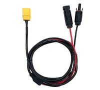 Nuofany Connecteur solaire vers XT90 Câble adaptateur de panneau solaire vers XT90 mâle Câble d'extension solaire pour port d'entrée XT90 Station d'alimentation portable et générateur solaire