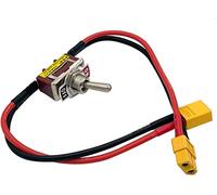 Nuofany Interrupteur électrique on-Off à Grand Courant avec Prise Deans T / XT60 pour Batterie d'avion RC, de Drone, de Voiture ESC (XT60)